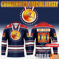 San Jose Barracuda 2026 Cudalympics Custom Hockey Jersey