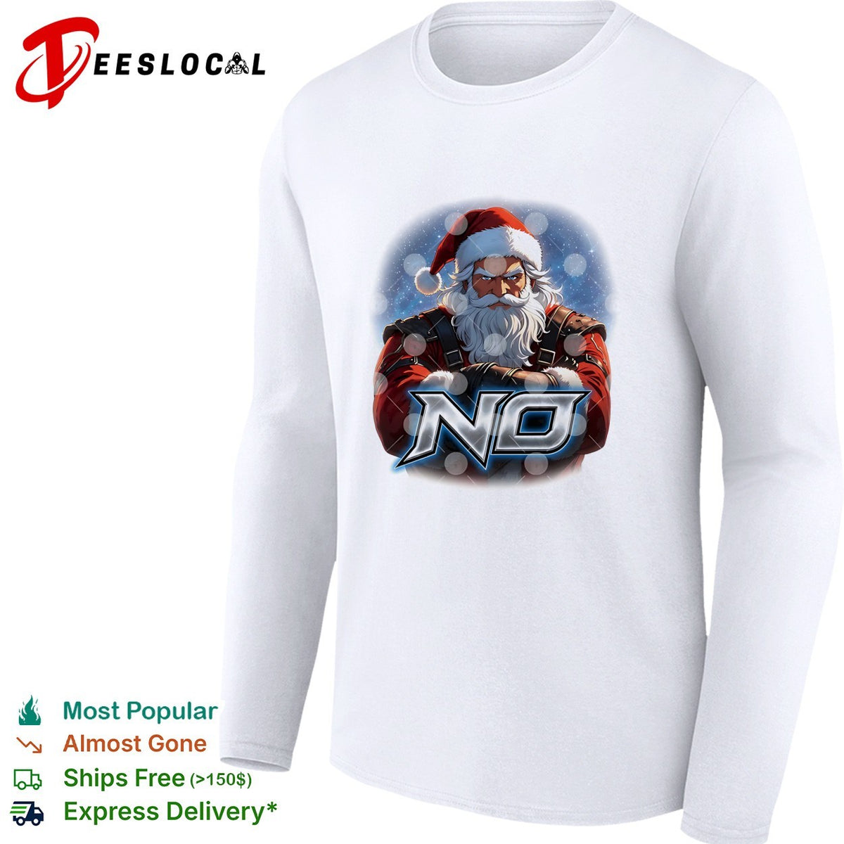 Santa Claus no for the holiday christmas season shirt