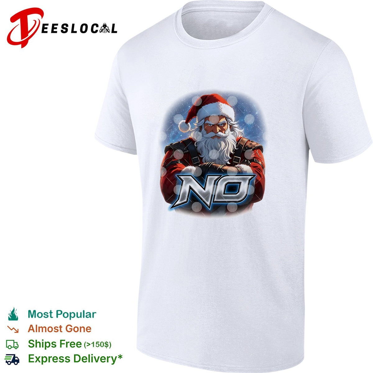 Santa Claus no for the holiday christmas season shirt