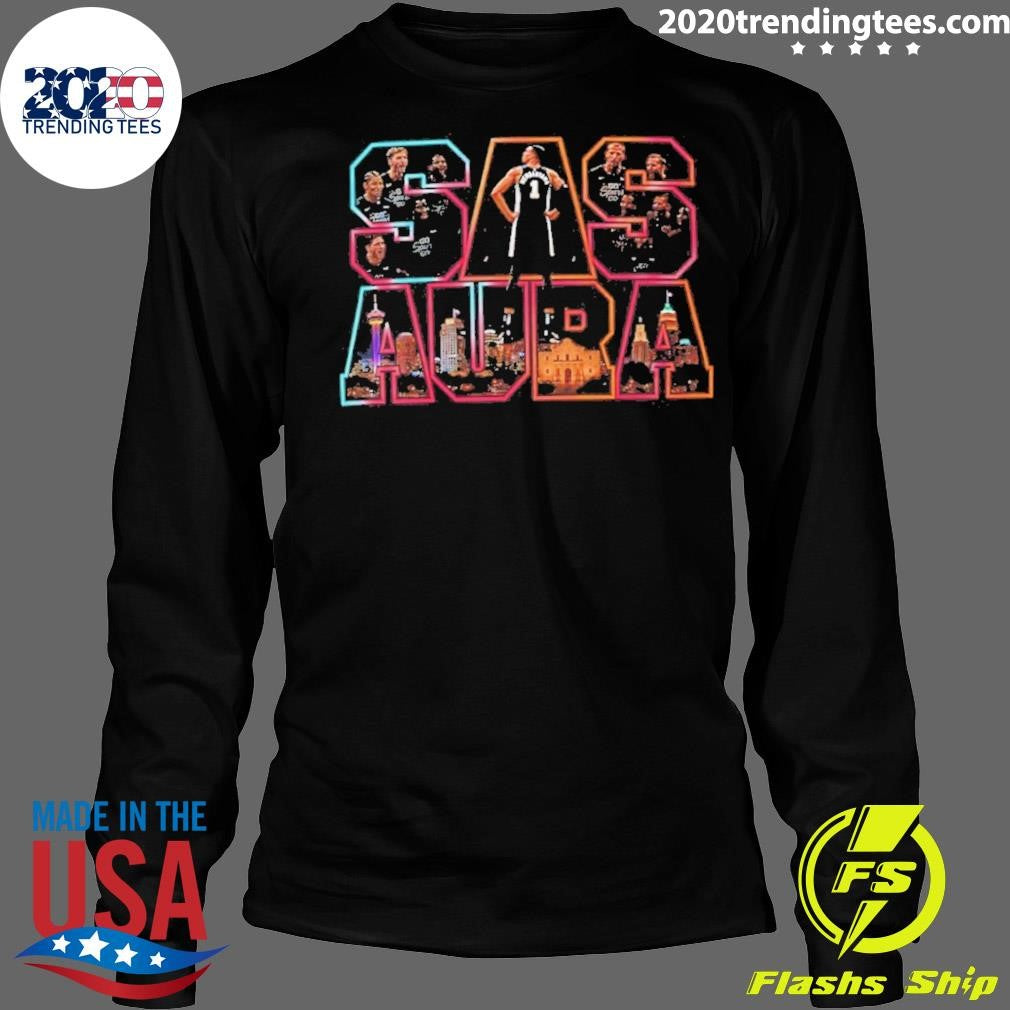 Sas Aura Victor Wembanyama San Antonio Basketball Shirt