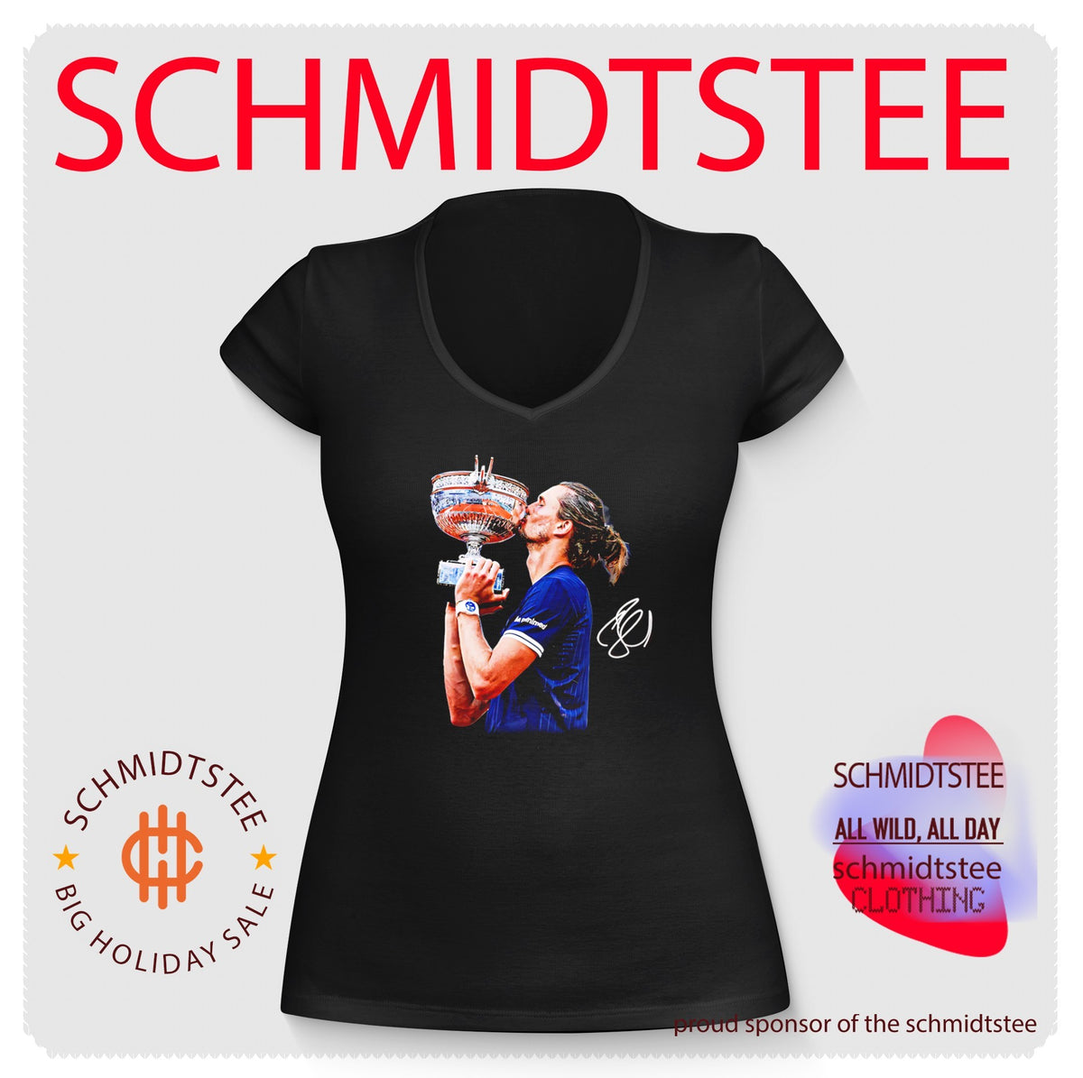 Sascha Zverev 2026 Champions Finally signature shirt