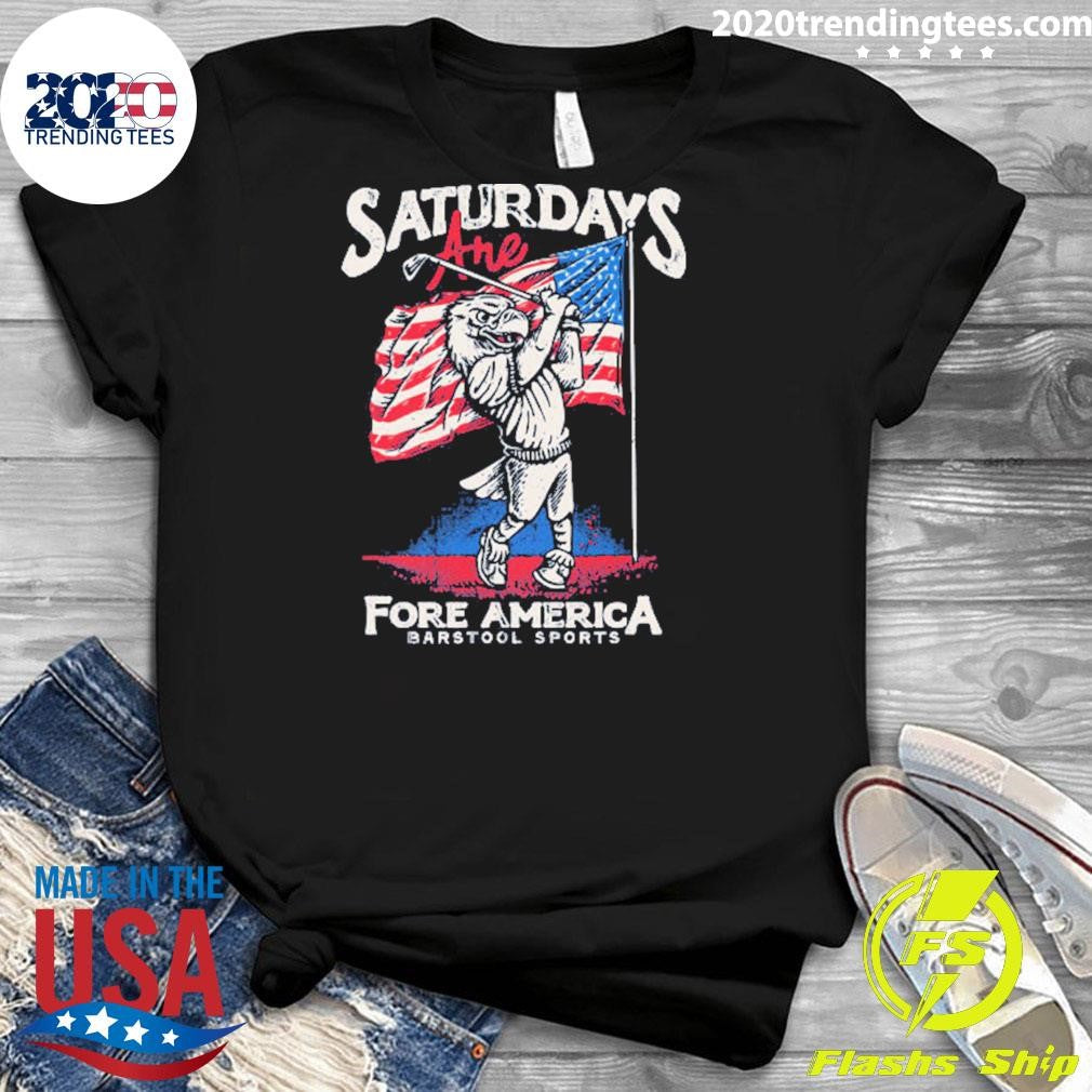 Saturdays Are For American Pocket Tee Shirt
