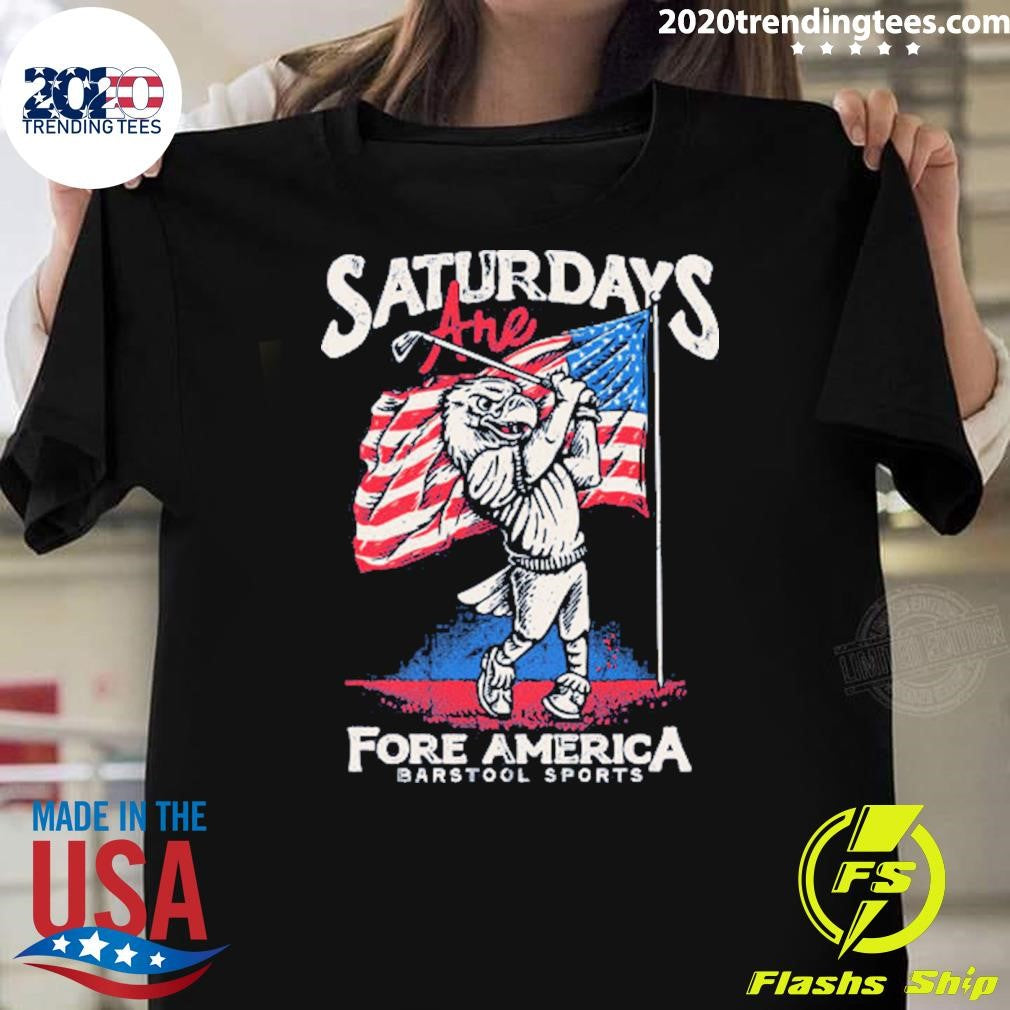 Saturdays Are For American Pocket Tee Shirt