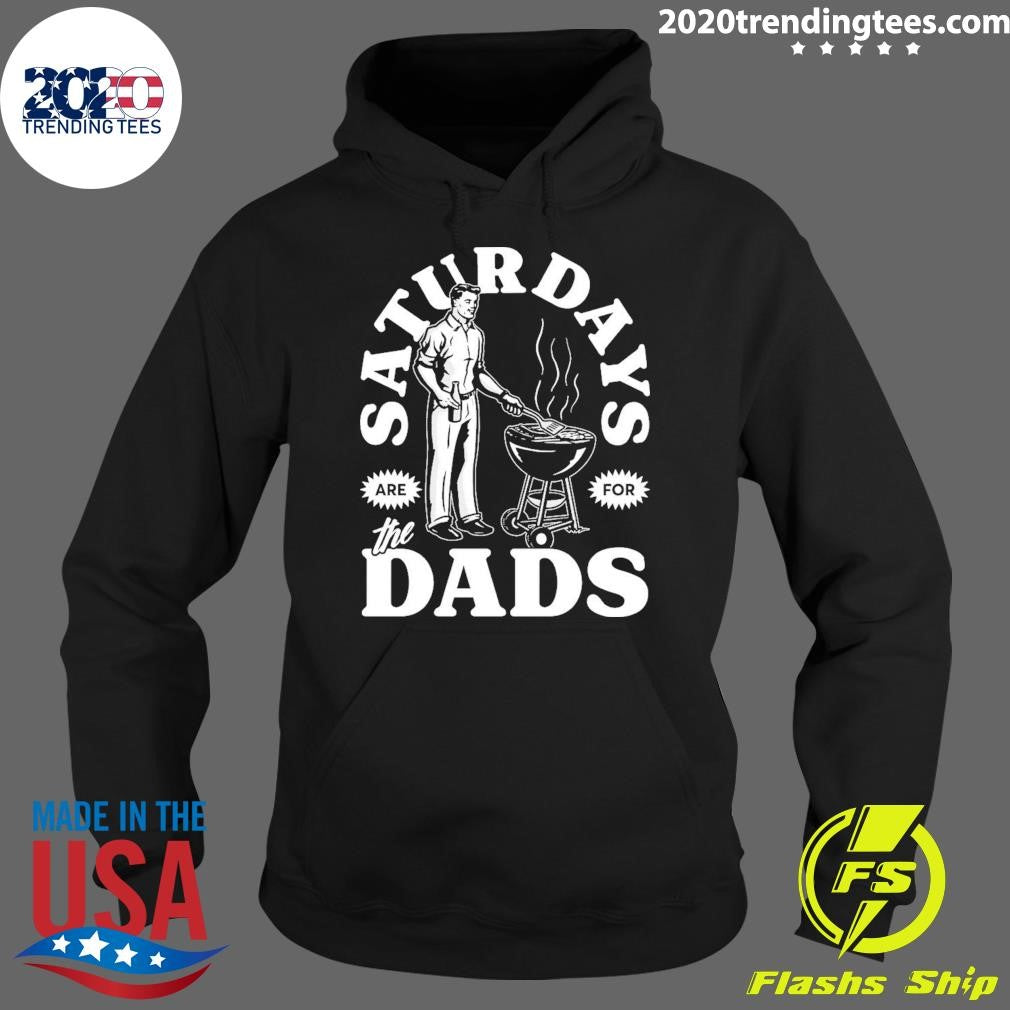 Saturdays Are For The Dads Grill Retro Pocket Tee Shirt