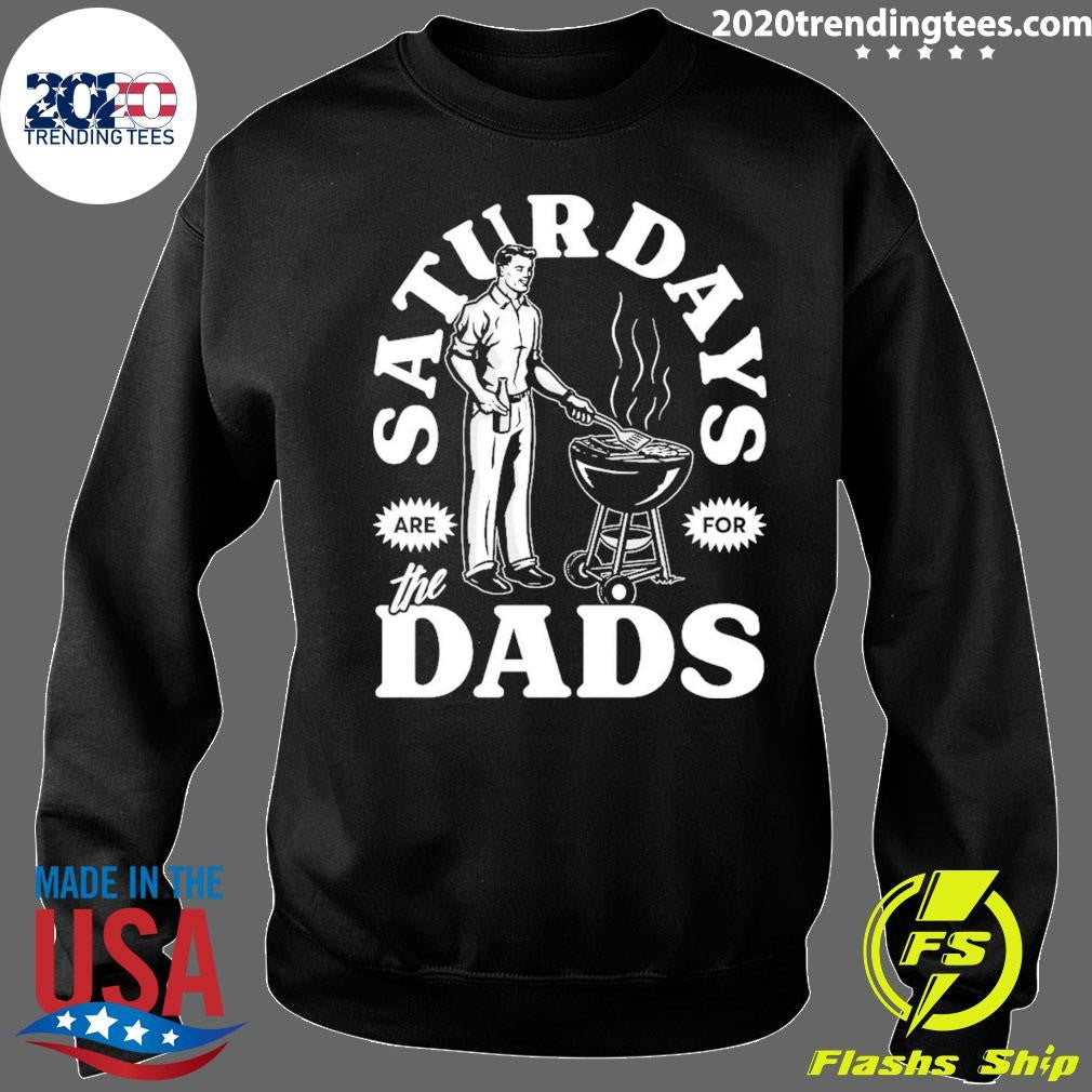 Saturdays Are For The Dads Grill Retro Pocket Tee Shirt