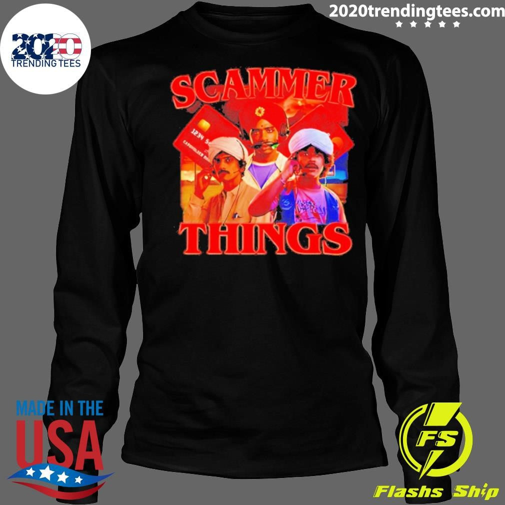 Scammer Things Parody Shirt