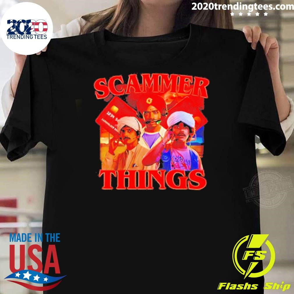 Scammer Things Parody Shirt