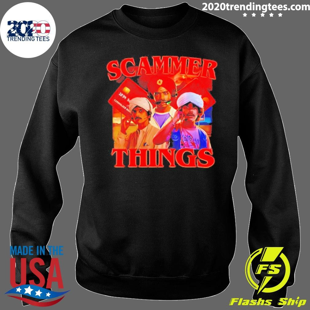 Scammer Things Parody Shirt