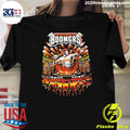 Schaumburg Boomers Baseball Flaming Batter Graphic Shirt