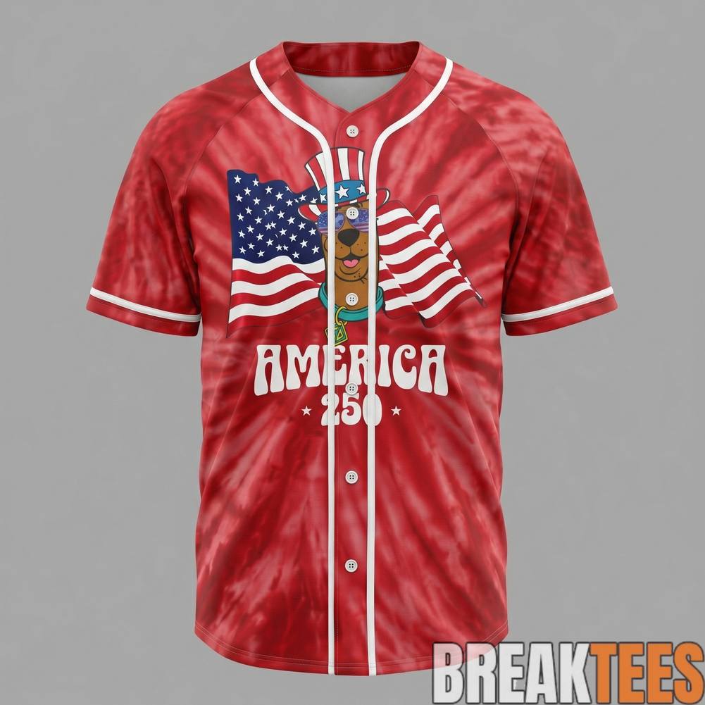Scooby-Doo x America 250 Years of Freedom Baseball Jersey