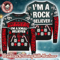 Scorpions I’m A Xmas Believer I’m A Rock Believer Holiday Ugly Sweater Christmas Jumper