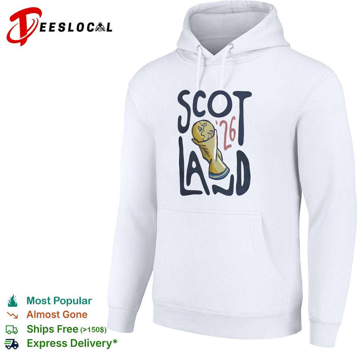 Scotland 2026 gold trophy shirt