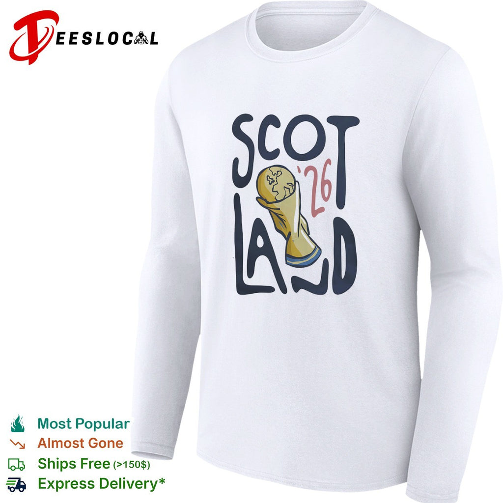 Scotland 2026 gold trophy shirt