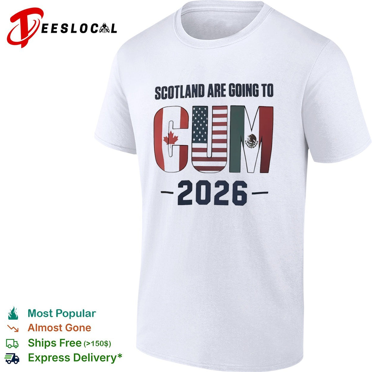Scotland are going to CUM Canada USA Mexico World Cup 2026 shirt