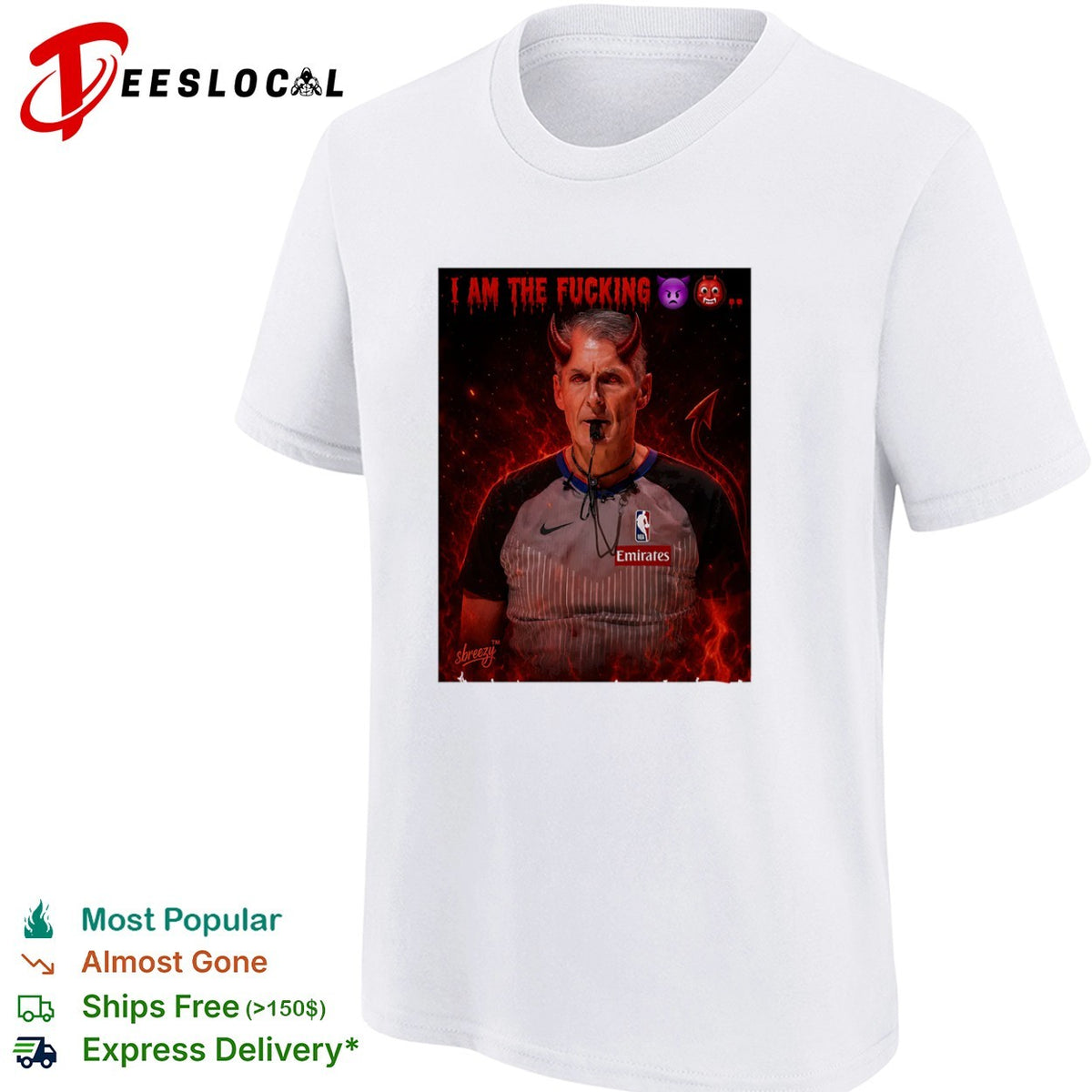 Scott Foster NBA Referee I Am The Fucking Devil shirt