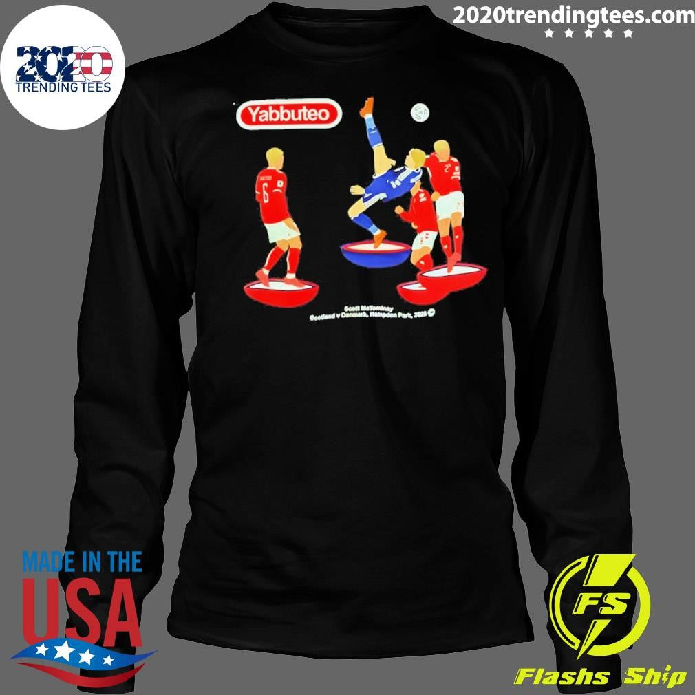 Scott McTominay’s Yabbuteo cartoon Football 2026 Shirt