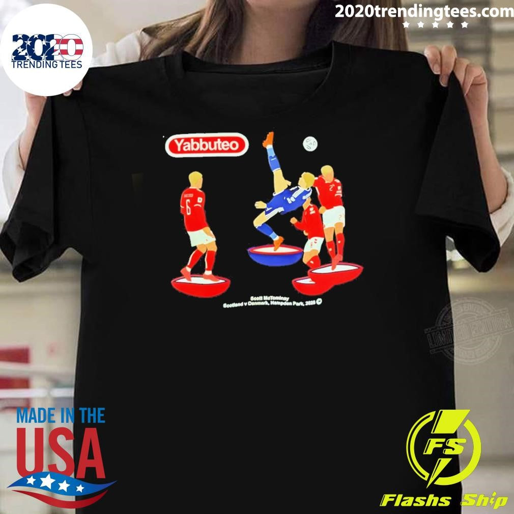 Scott McTominay’s Yabbuteo cartoon Football 2026 Shirt