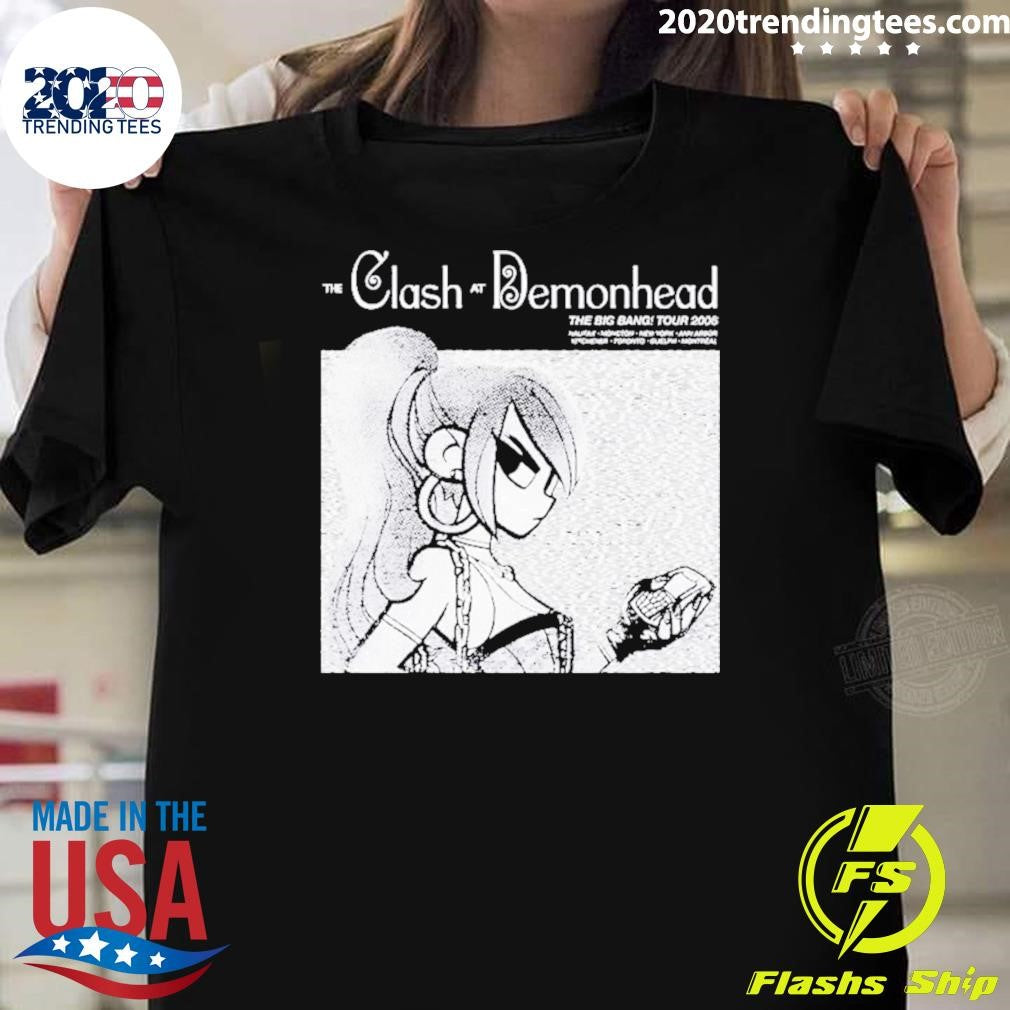 Scott Pilgrim Vol 3 Scott Pilgrim And The Infinite Sadness 20th Anniversary Merch The Clash At Demonhead The Big Bang Tour 2006 Shirt