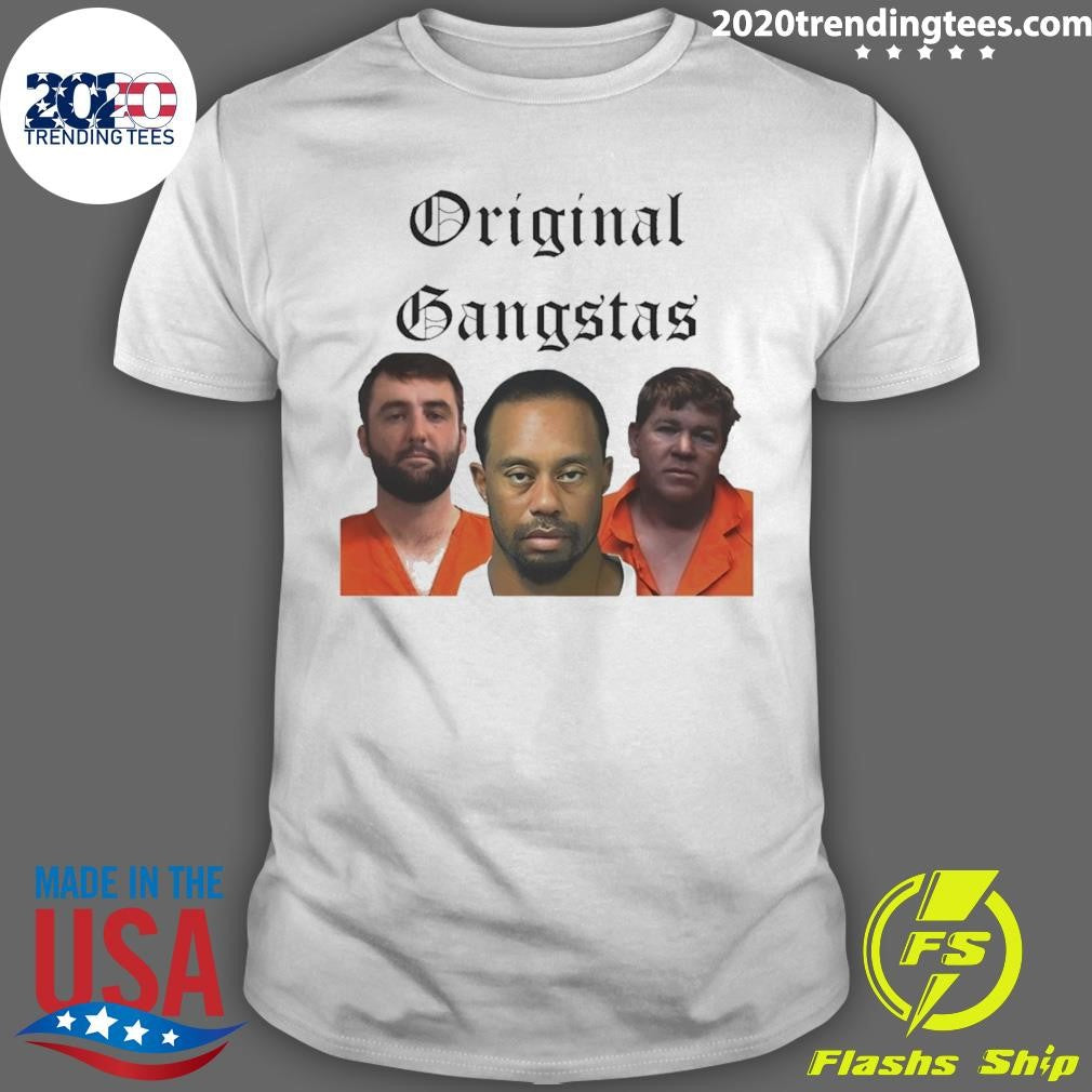 Scottie Scheffler Mugshot Free Scottie Tiger Woods John Daly Mugshot Shirt