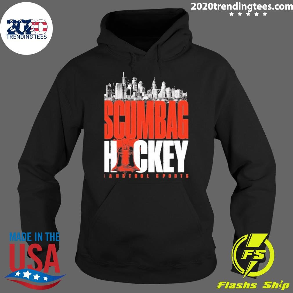 Scumbag Hockey Barstool Sports Pocket Tee Shirt