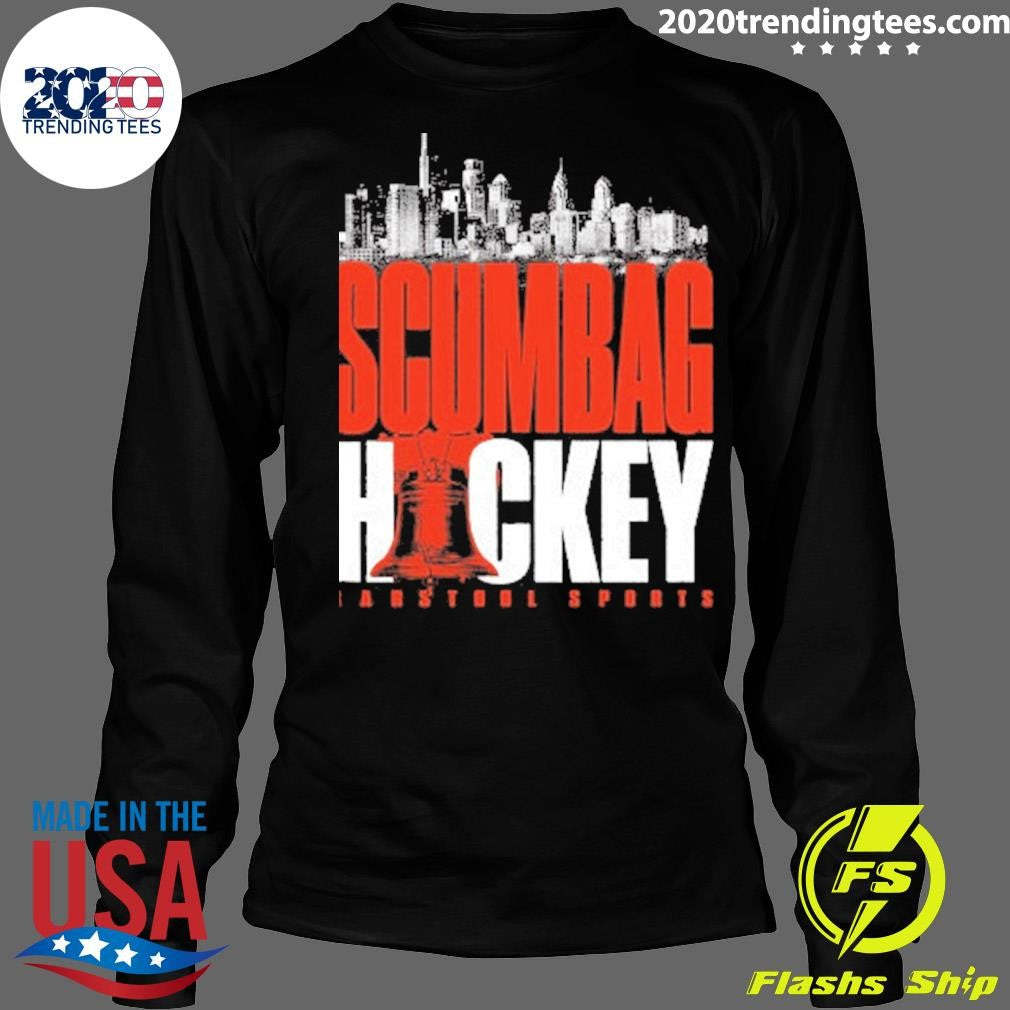 Scumbag Hockey Barstool Sports Pocket Tee Shirt