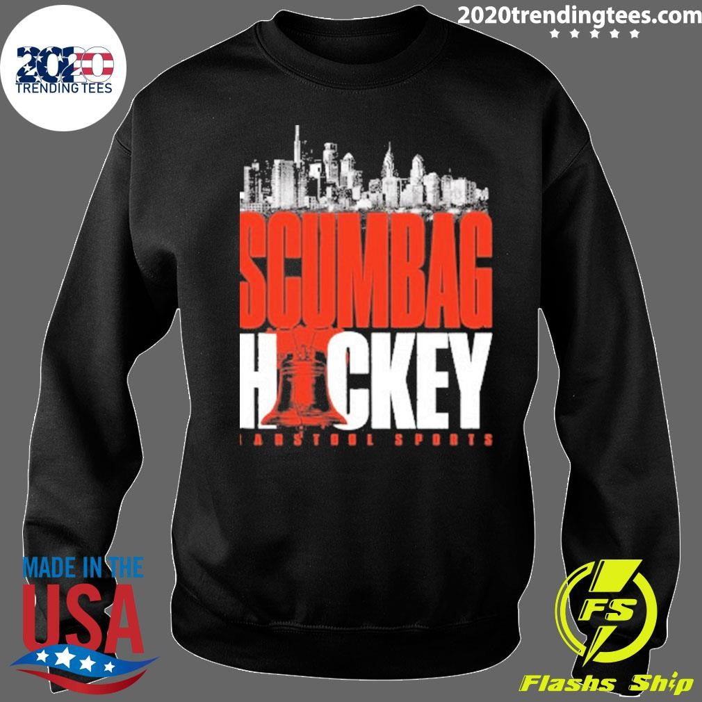 Scumbag Hockey Barstool Sports Pocket Tee Shirt