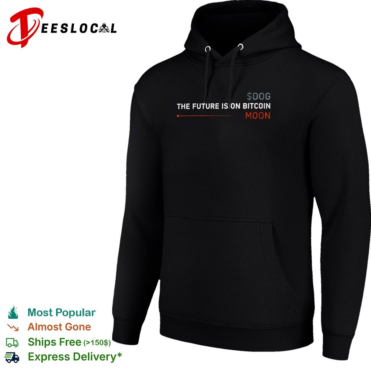 Sdog The future is on Bitcoin Moon shirt
