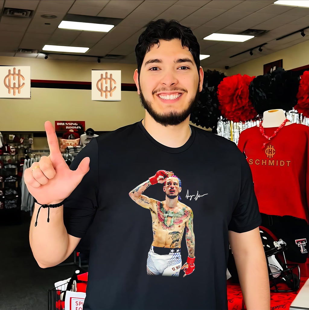 Sean O’Malley Salute signature graphic shirt