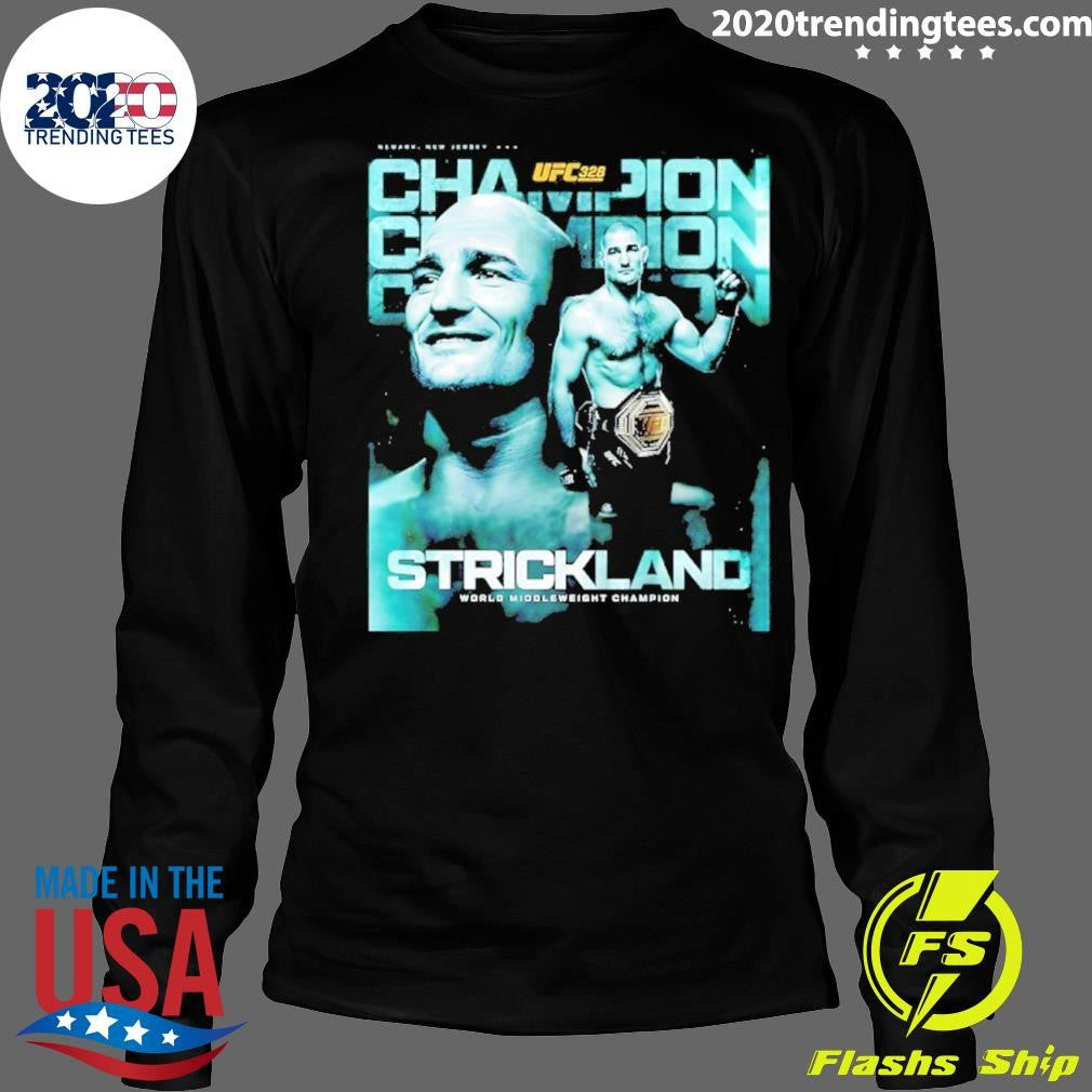 Sean Strickland Ufc 328 World Middleweight Champion Shirt