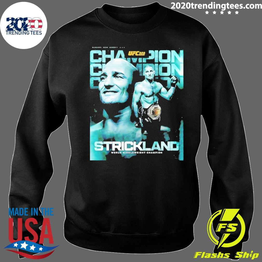 Sean Strickland Ufc 328 World Middleweight Champion Shirt