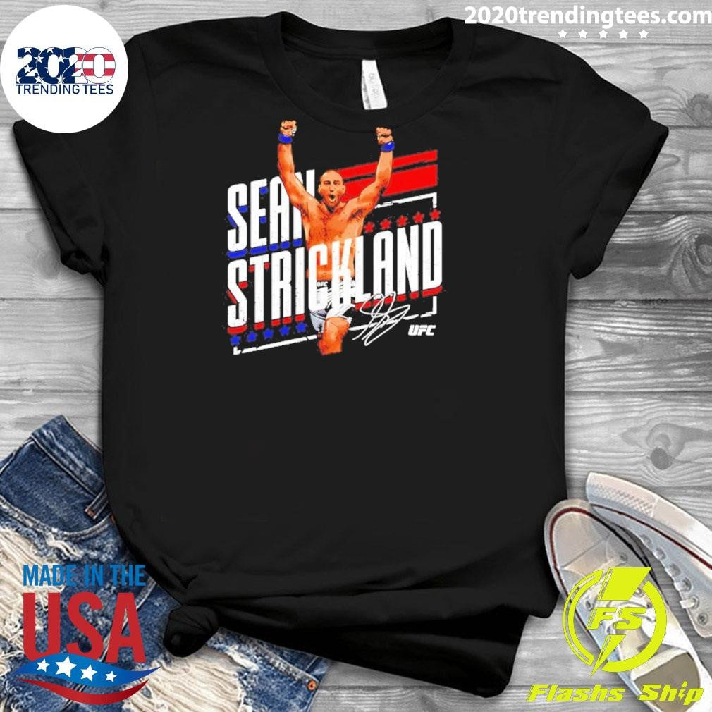 Sean Strickland Ufc Fighter Signature Graphic Shirt