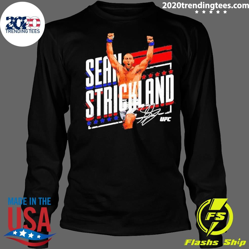 Sean Strickland Ufc Fighter Signature Graphic Shirt