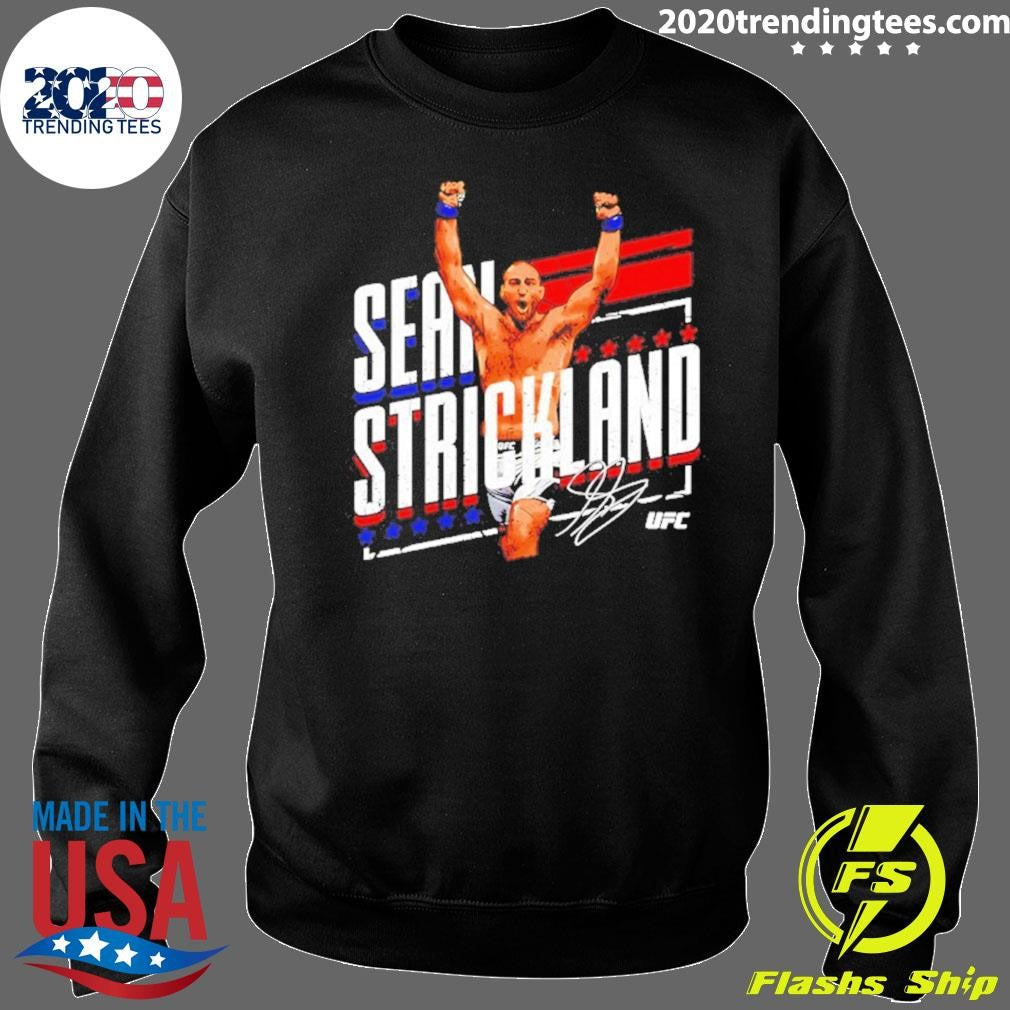 Sean Strickland Ufc Fighter Signature Graphic Shirt