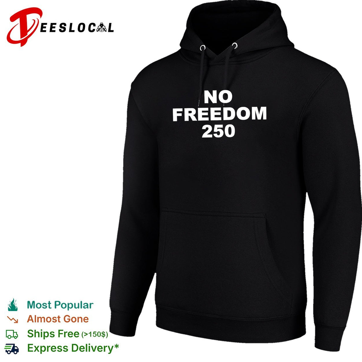 Sean Strickland with No Freedom 250 shirt