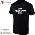 Sean Strickland with No Freedom 250 shirt
