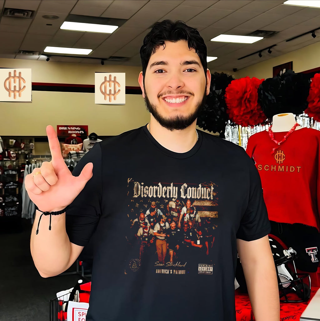 Sean strickland disorderly conduct america’s patriot shirt