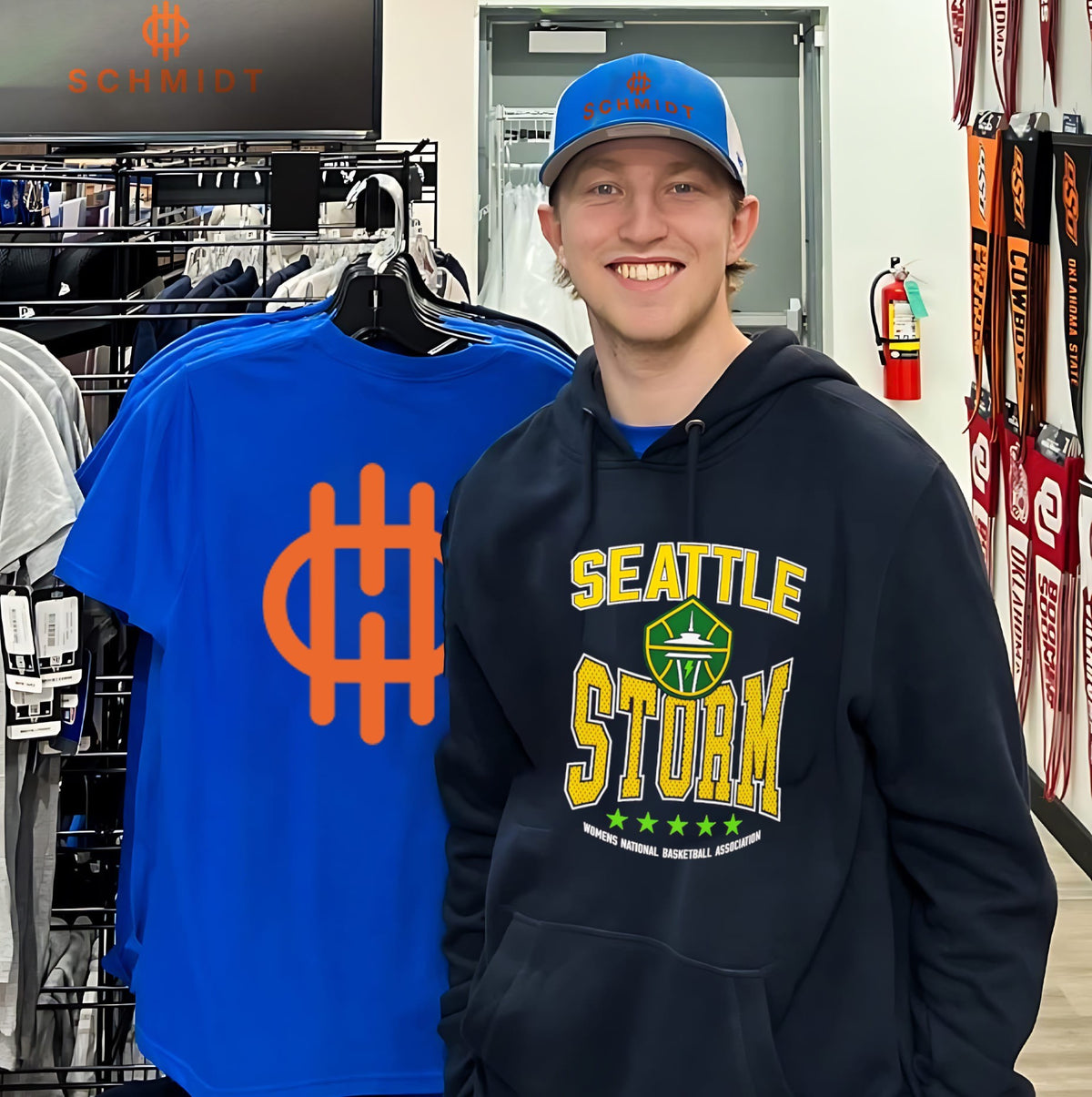 Seattle Storm WNBA 2026 Starter Center Squeeze shirt
