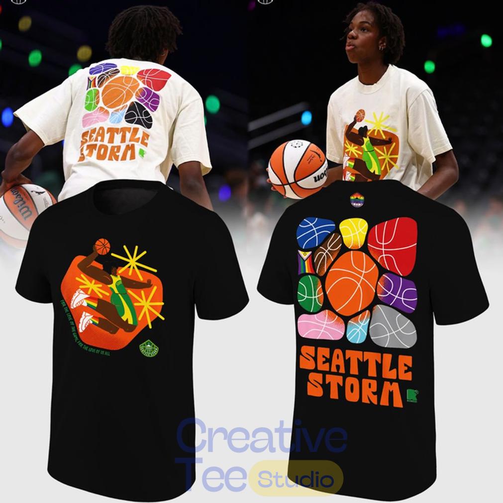 Seattle Storm x Pride Night 2026 Black T-Shirt