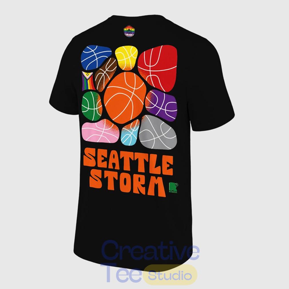 Seattle Storm x Pride Night 2026 Black T-Shirt