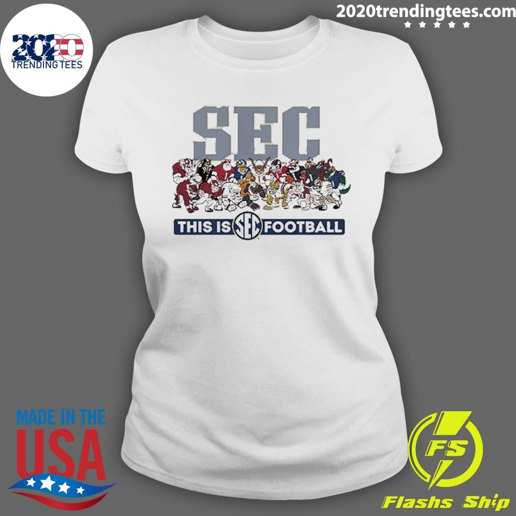 Sec This Is Football Mascot Teams Shirt