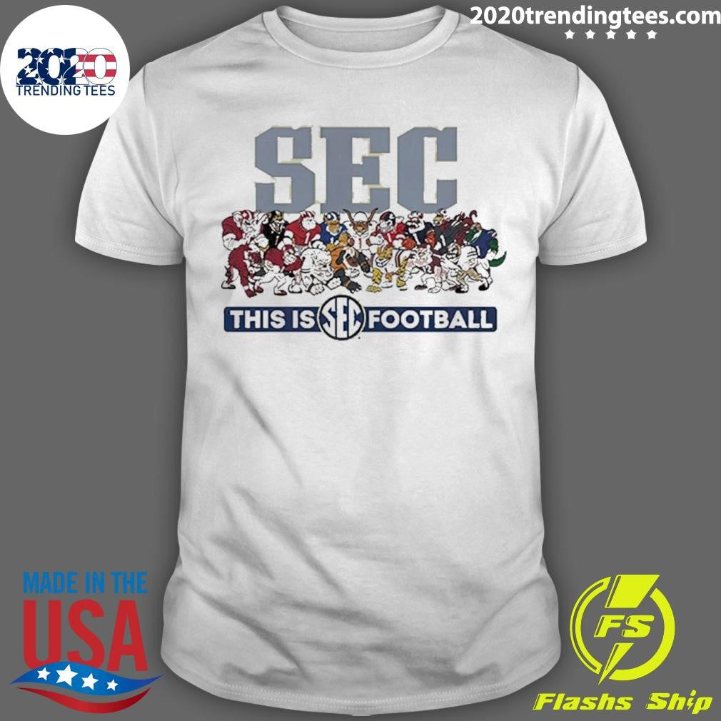 Sec This Is Football Mascot Teams Shirt