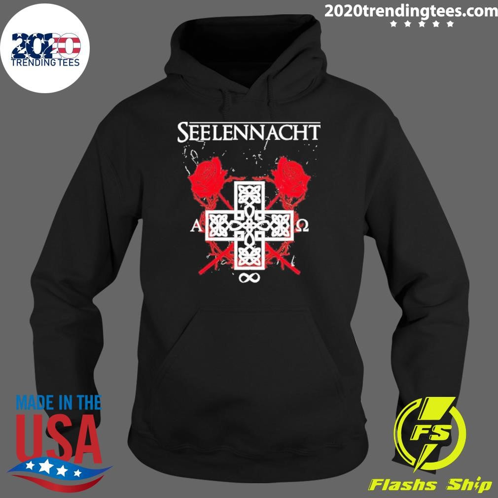 Seelennacht Leidensweg Celtic Cross And Red Roses Shirt