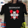 Seelennacht Leidensweg Celtic Cross And Red Roses Shirt