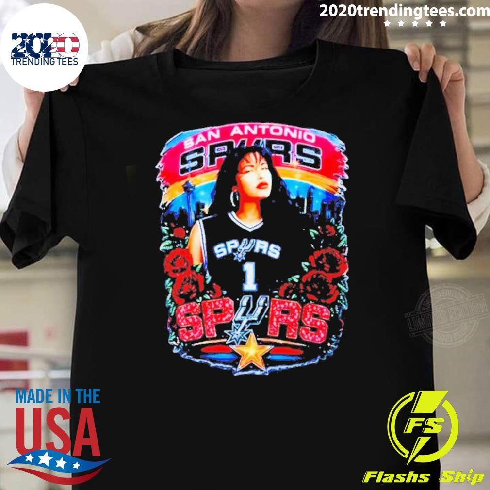 Selena Sprus Sas Wemby Spurs Inspired The Alien Wemby Basketball Shirt