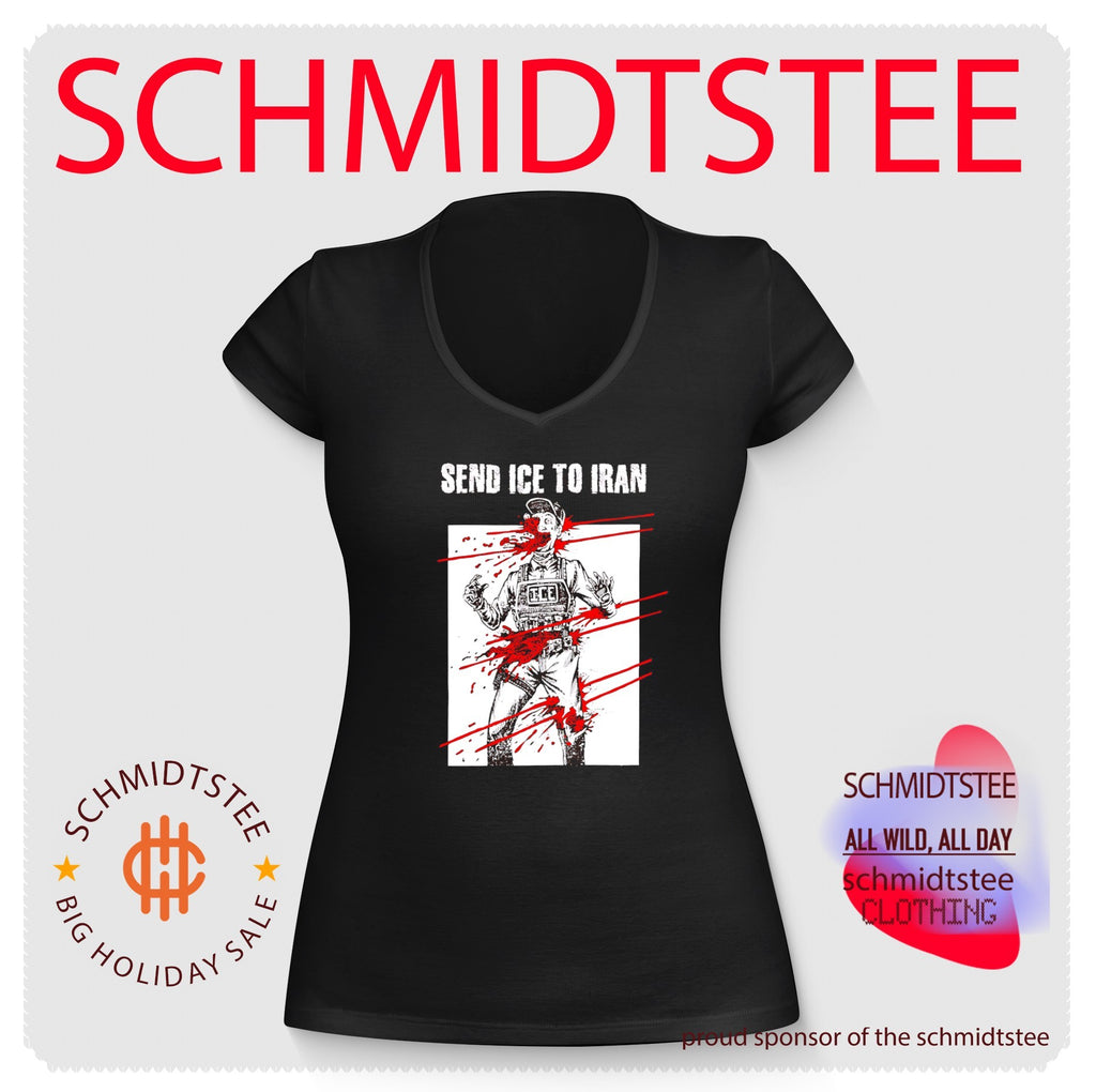Send Ice to Iran Immigration Political Satire shirt