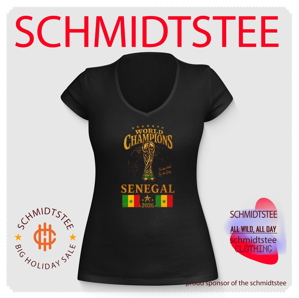Senegal 2026 World Champions For The World For The Glory shirt