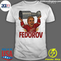 Sergei Fedorov Detroit Red Wings Hockey Player Caricature Shirt