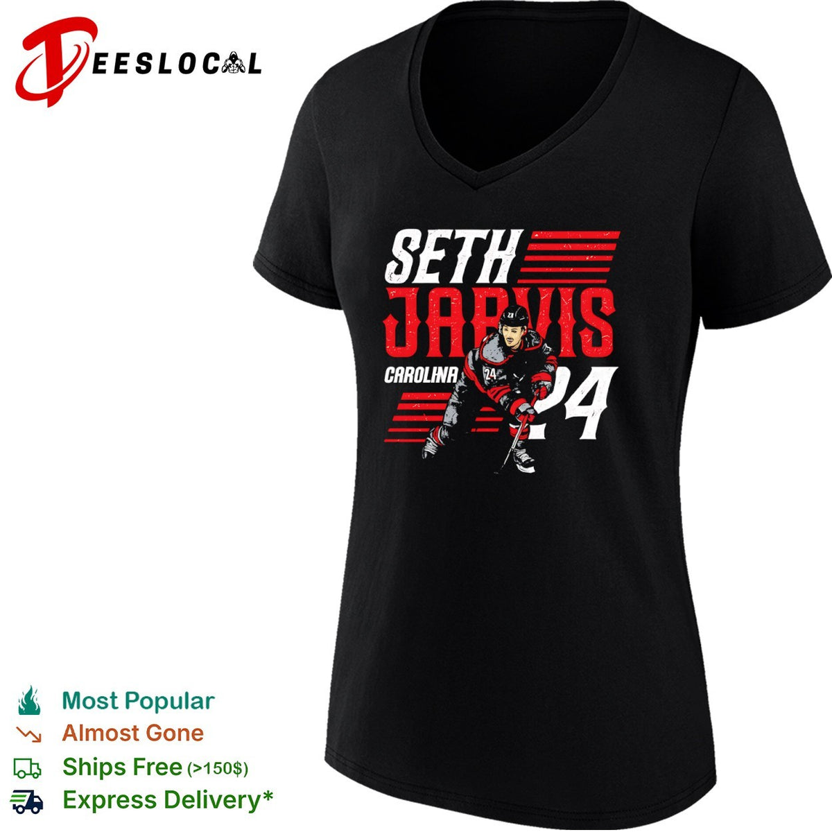 Seth Jarvis Carolina Hurricanes NHL Hockey Player shirt