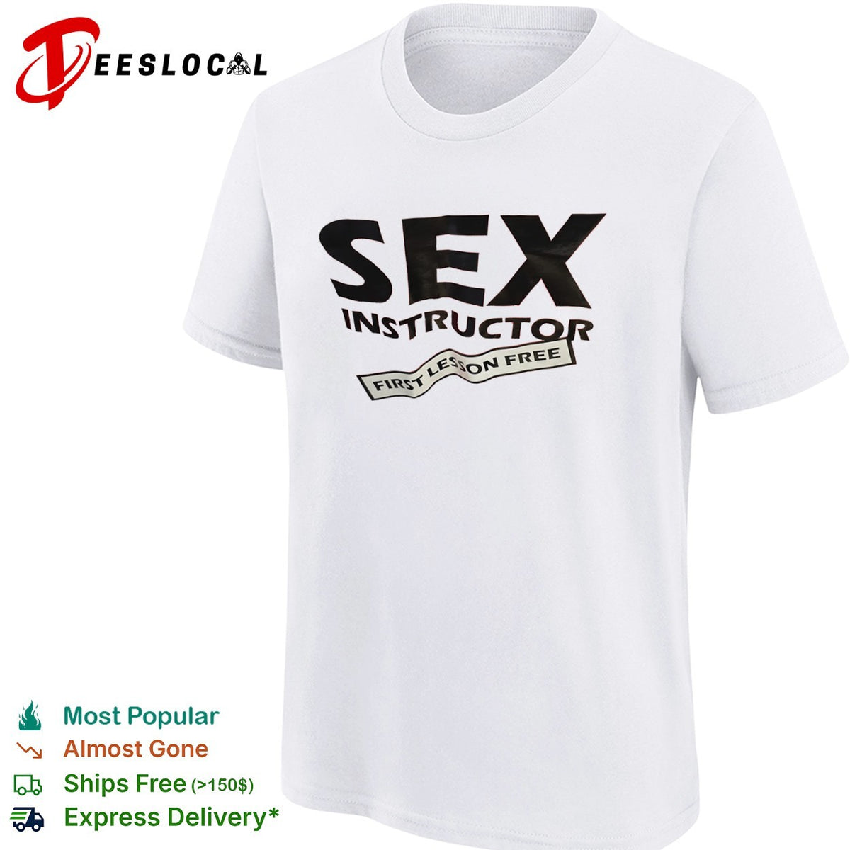 Sex instructor first lesson free shirt