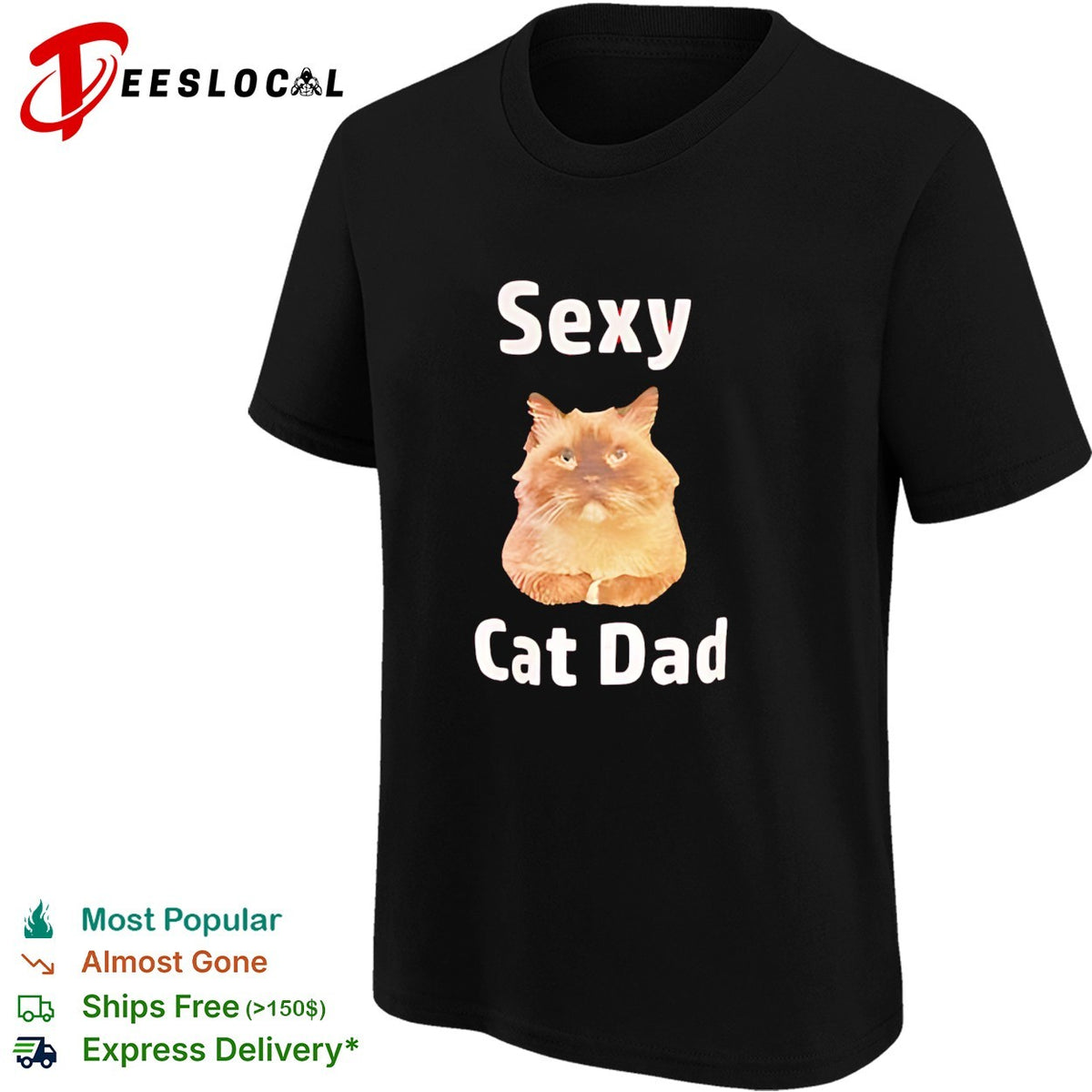Sexy cat dad funny shirt
